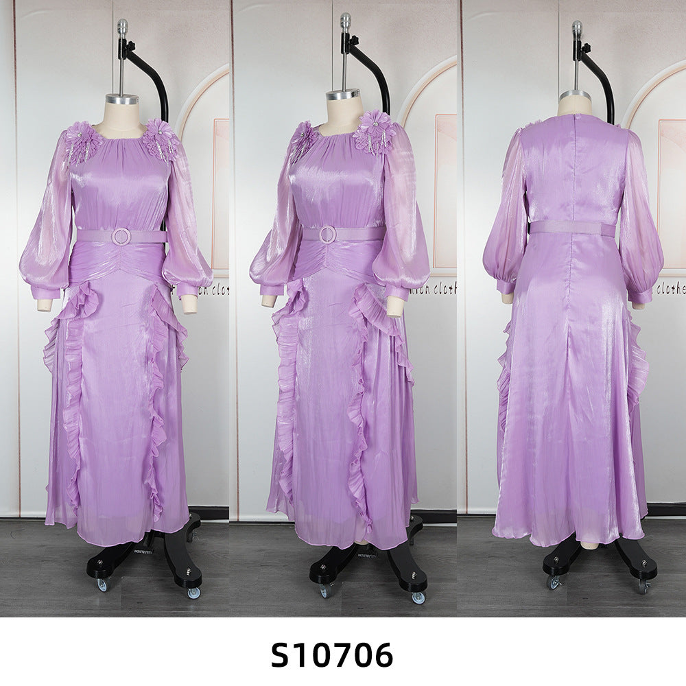 025 New Africa Clothing Plus Size Turkey Wedding Party Long Dress