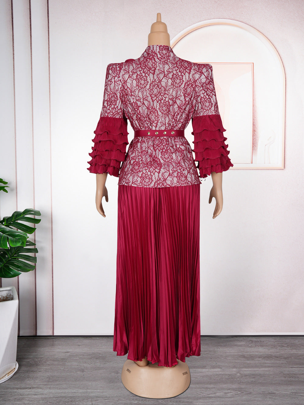 African Clothes for Women 2 PCS Sets Tops And Skirts Suits