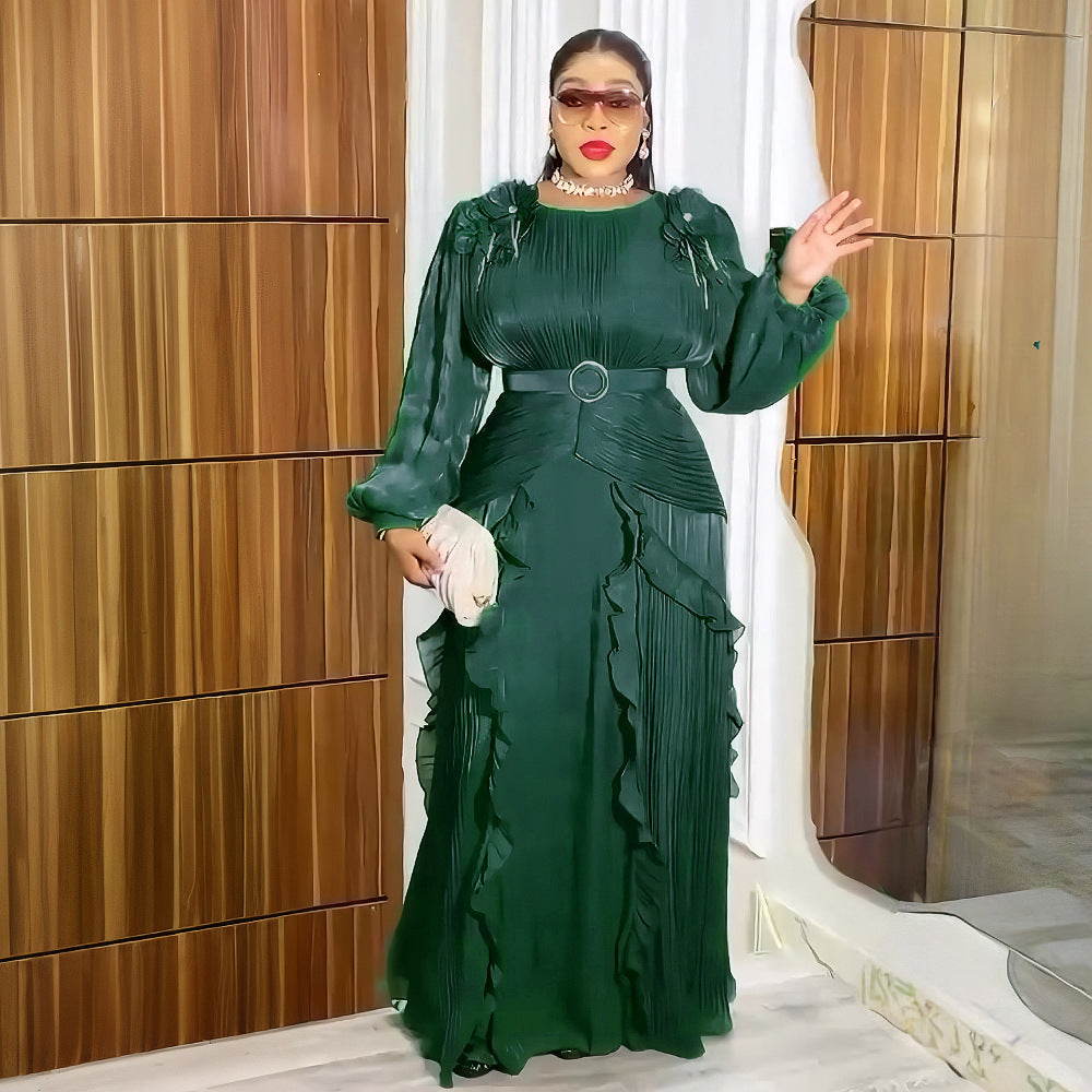 025 New Africa Clothing Plus Size Turkey Wedding Party Long Dress