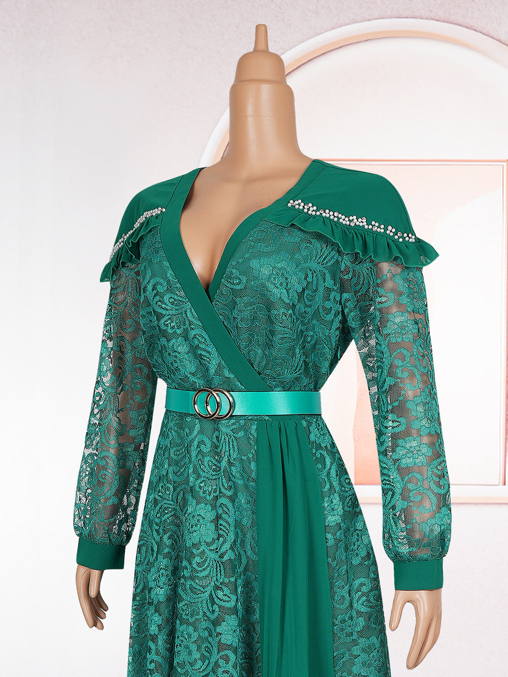 Lace Plus Size African Party Dresses for Women 2025
