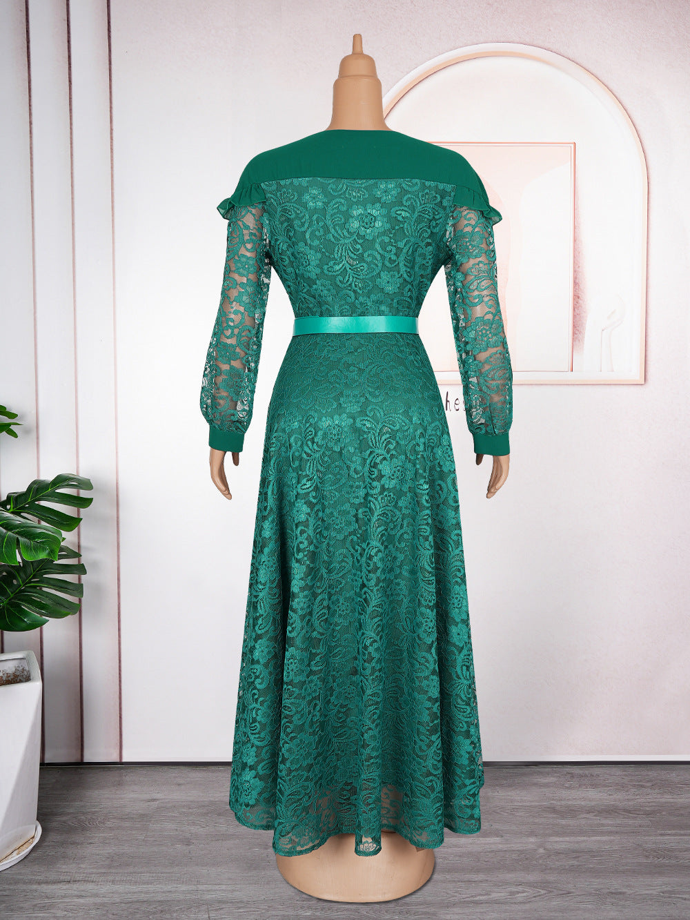 Lace Plus Size African Party Dresses for Women 2025