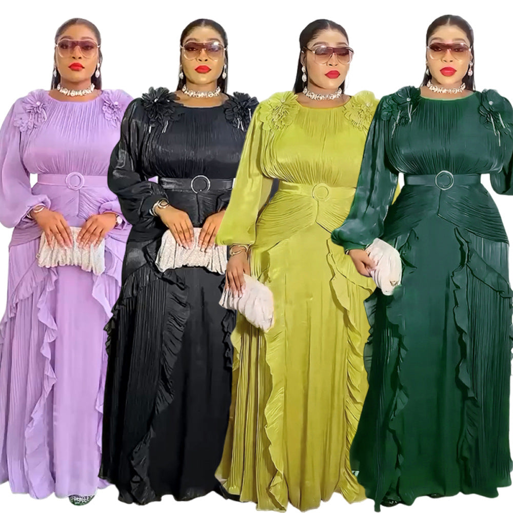 025 New Africa Clothing Plus Size Turkey Wedding Party Long Dress
