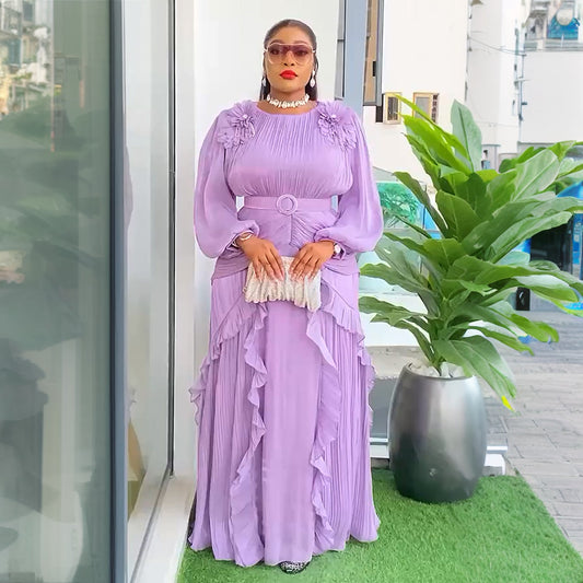 025 New Africa Clothing Plus Size Turkey Wedding Party Long Dress